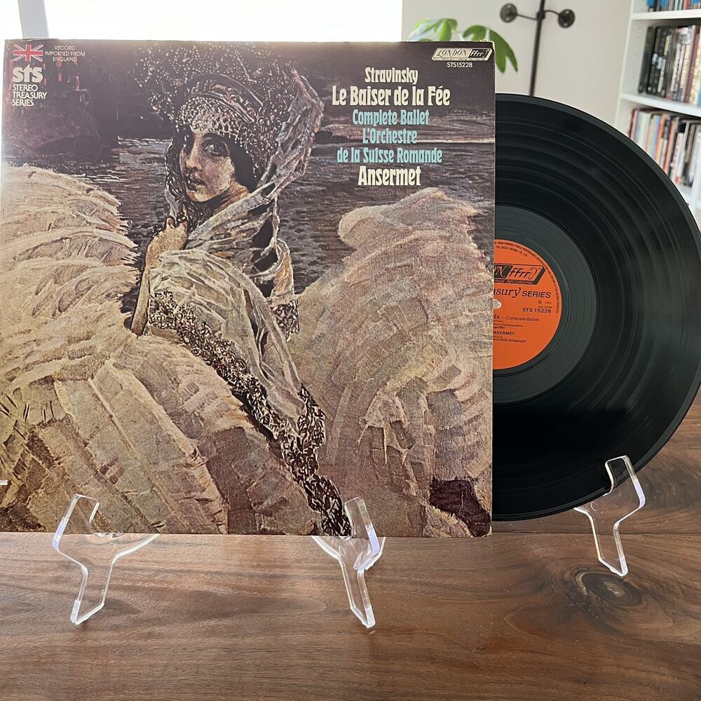 Stravinsky Le Baiser De La Fée Complete Ballet Ansermet LP 1963 London STS15228